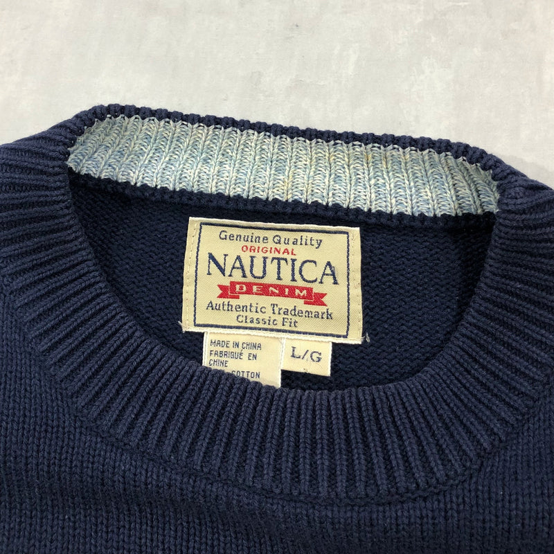 Vintage Nautica Knit Sweater (L)