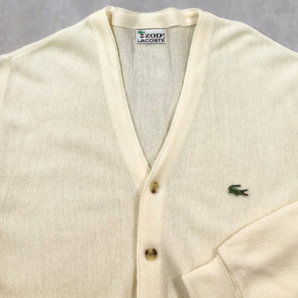 Vintage IZOD Lacoste Knit Cardigan (M)