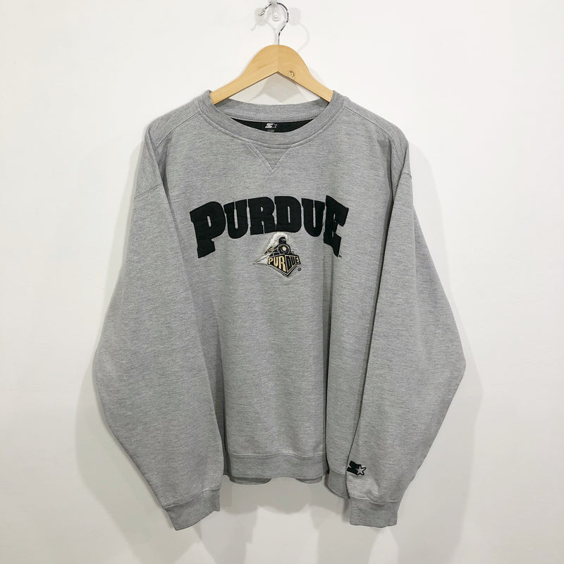 Vintage Starter Sweatshirt Purdue Uni (L/BIG)