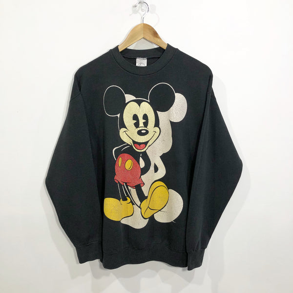 Vintage 90s Disney Sweatshirt Mickey (M)