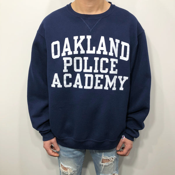 Russell Fleeced Sweatshirt Oakland Police Academy Michigan (L)