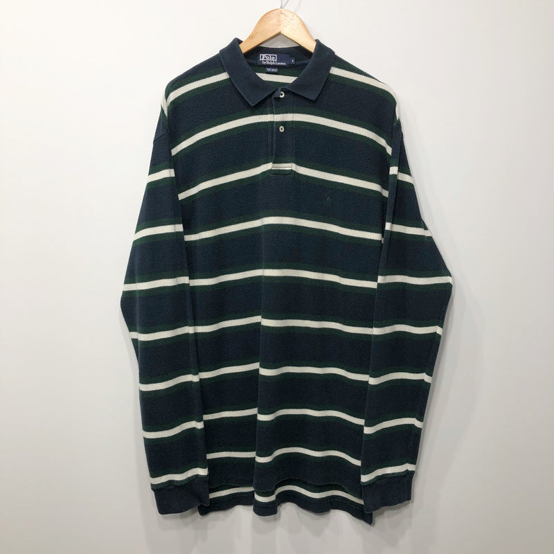 Polo Ralph Lauren Knit Polo Shirt Long Sleeved (L/TALL)