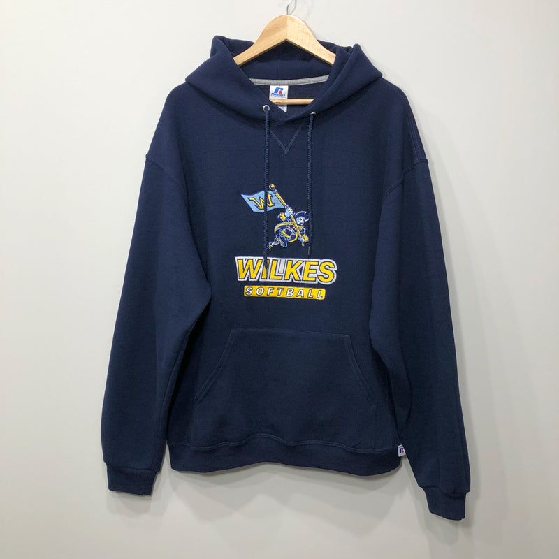 Russell Fleeced Hoodie Wilkes Uni Pennsylvania Softball (XL)