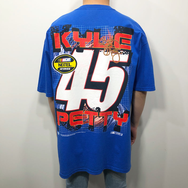 Gildan Nascar T-Shirt Georgia-Pacific #45 Kyle Petty (XL/TALL)