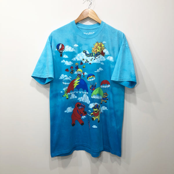 [NEW] Grateful Dead Tie-Dye T-Shirt Parachuting Bears (L, XL)