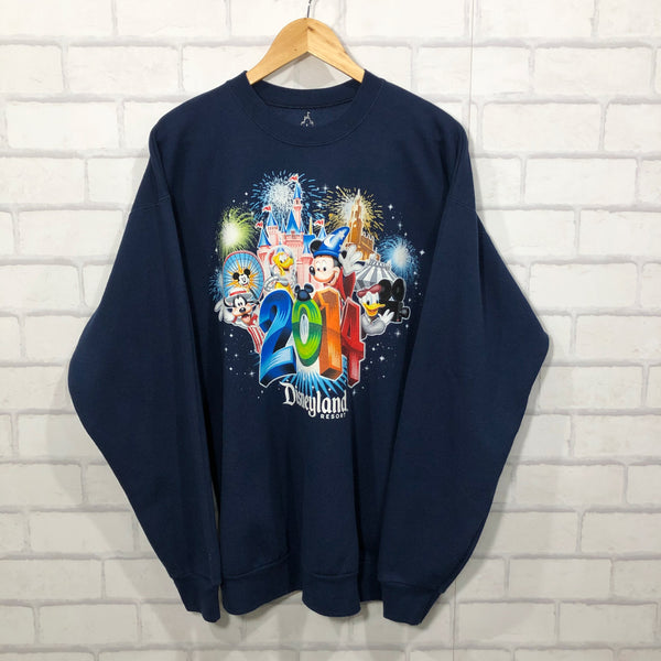 Disney Fleeced Sweatshirt 2014 Disneyland Resort (L)