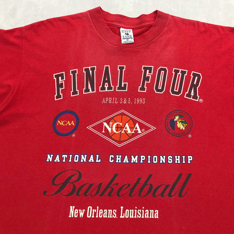 Vintage T-Shirt 1993 NCAA Final Four New Orleans Uni Louisiana USA (XL/TALL)