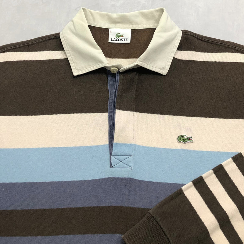 Lacoste Rugby Polo Shirt Long Sleeved (L)