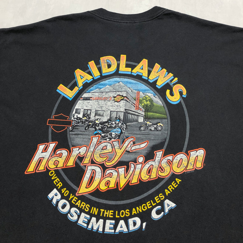 Harley Davidson T-Shirt 2000 Rosemead California USA (2XL/TALL)