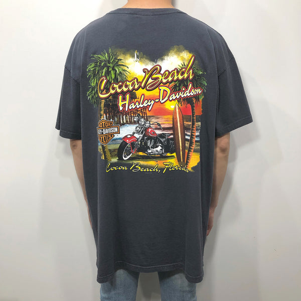 Harley Davidson T-Shirt Cocoa Beach Florida (XL)