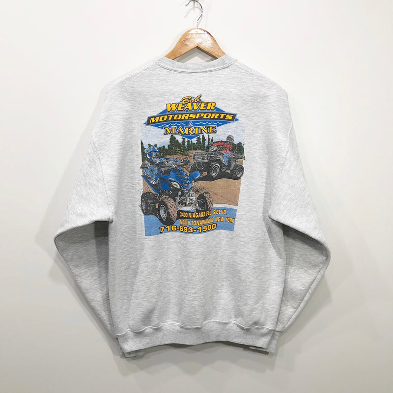 Vintage Sweatshirt Bob Weaver Motorsports & Marine (L)