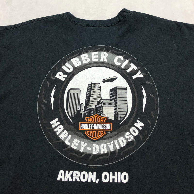 Harley Davidson T-Shirt Akron Ohio (2XL)