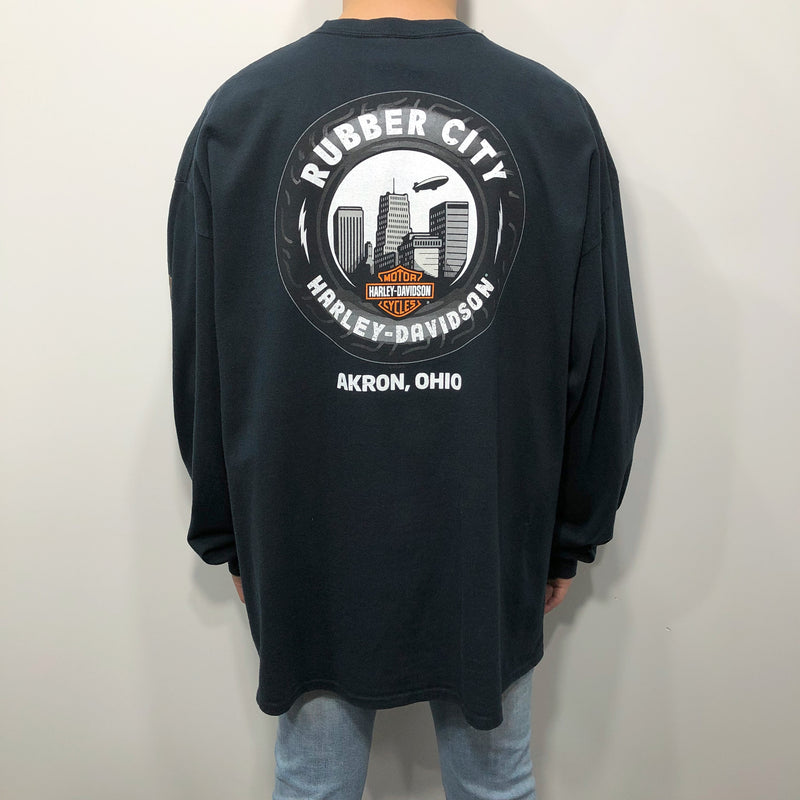 Harley Davidson T-Shirt Akron Ohio (2XL)