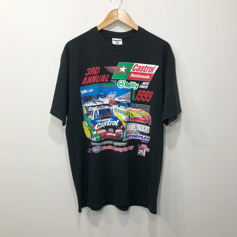 Vintage Jerzees T-Shirt 1999 Winston Drag Racing (L)