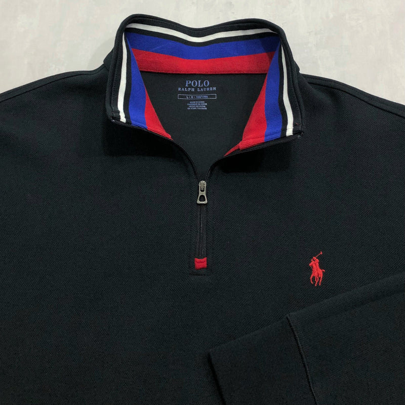 Polo Ralph Lauren Quarter Zip Sweatshirt (L/BIG-XL)