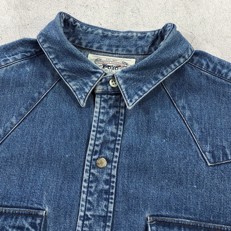 Vintage Polo Ralph Lauren Denim Shirt (M)