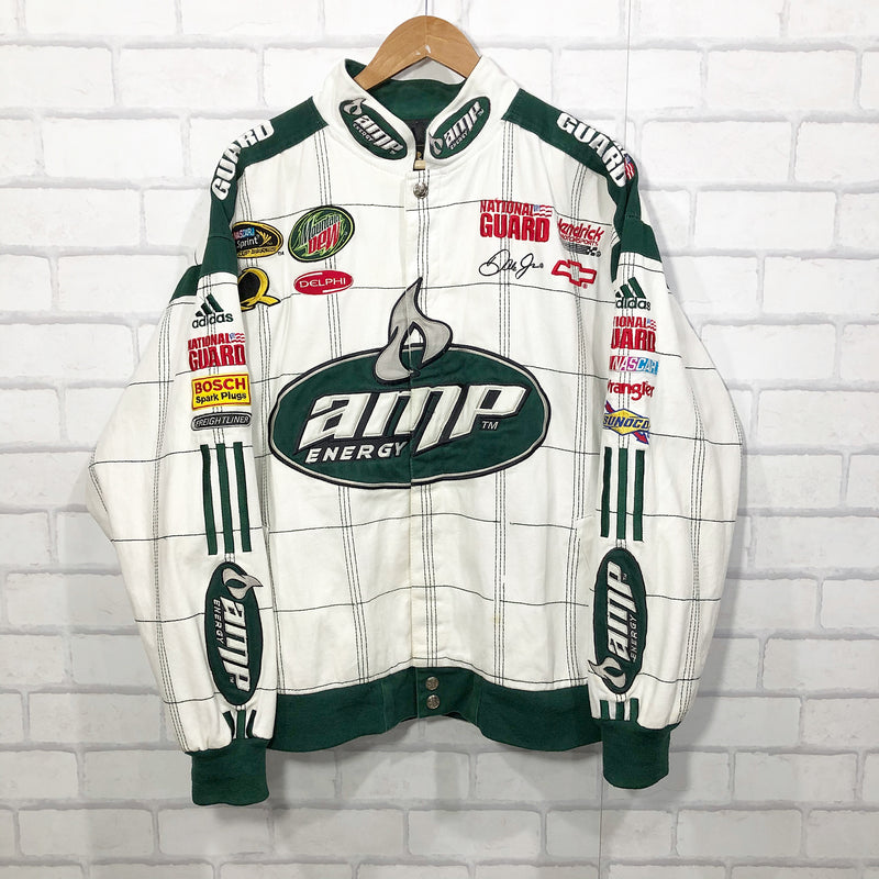 Vintage Chase Nascar Jacket Drivers Line Amp #88 Dale Earnhardt Jr. (L)