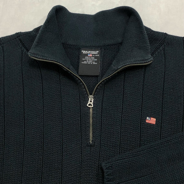 Polo Jeans Co Ralph Lauren Heavy Knit Quarter Zip (XL-2XL)