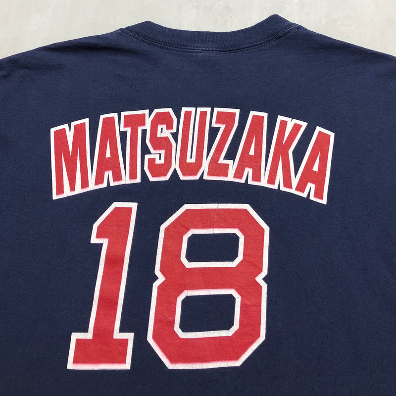Daisuke Matsuzaka Boston Red Sox T Shirt Men 2XL Adult Red MLB Baseball 18  Retro