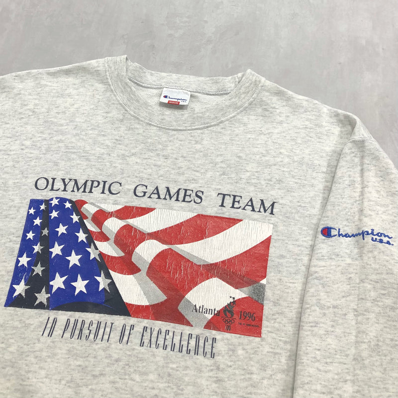 Vintage Champion Sweatshirt 1996 Atlanta Olympic Games Team (L)