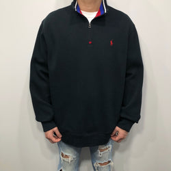 Polo Ralph Lauren Quarter Zip Sweatshirt (L/BIG-XL)