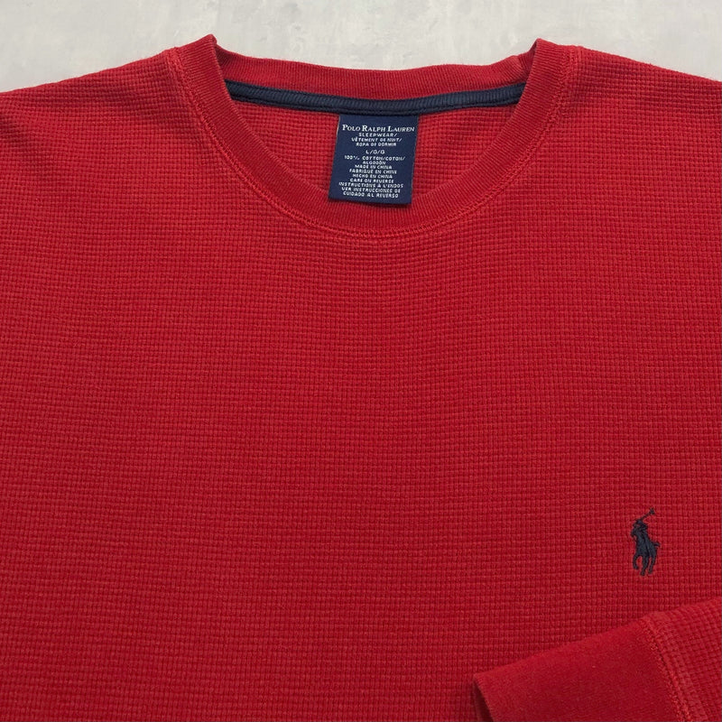 Polo Ralph Lauren Mini Waffle T-Shirt Long Sleeved (L)