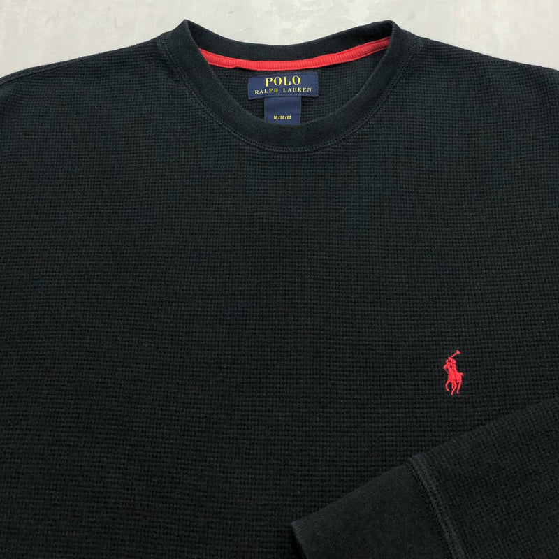 Polo Ralph Lauren Mini Waffle T-Shirt Long Sleeved (M)