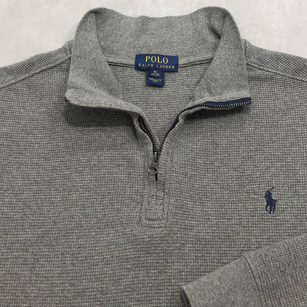 Polo Ralph Lauren Mini Waffle Quarter Zip T-Shirt (S)