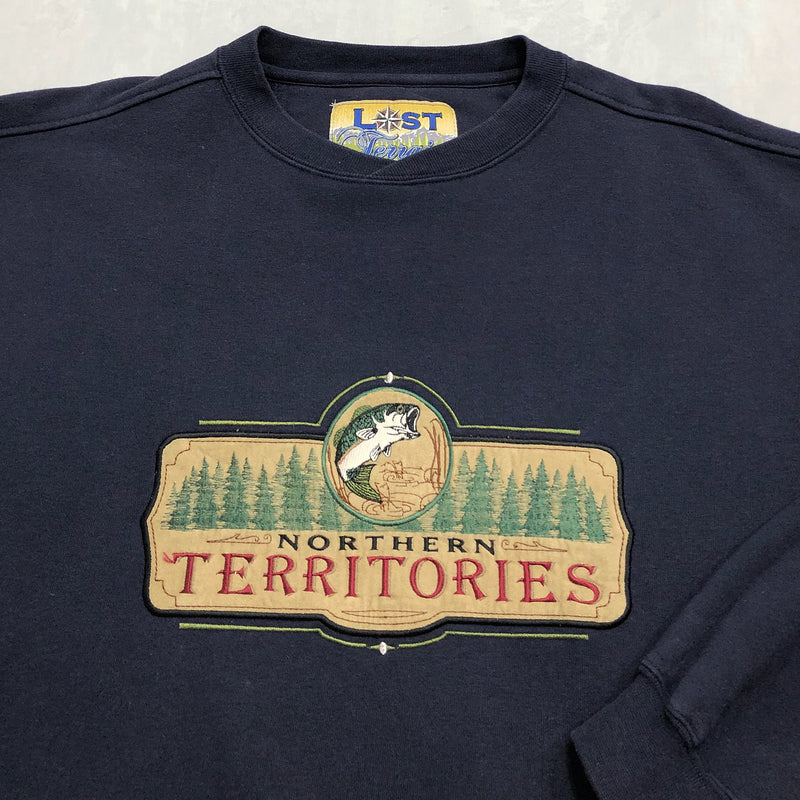 Vintage Lost Terrain Sweatshirt Northern Territories (2XL)