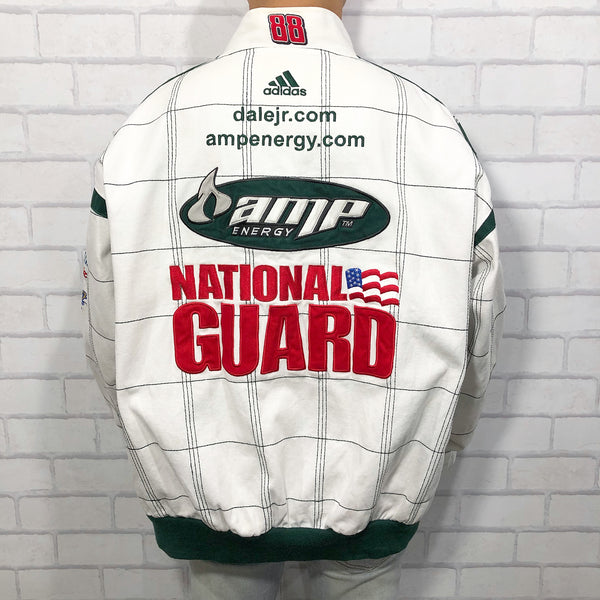 Vintage Chase Nascar Jacket Drivers Line Amp #88 Dale Earnhardt Jr. (L)