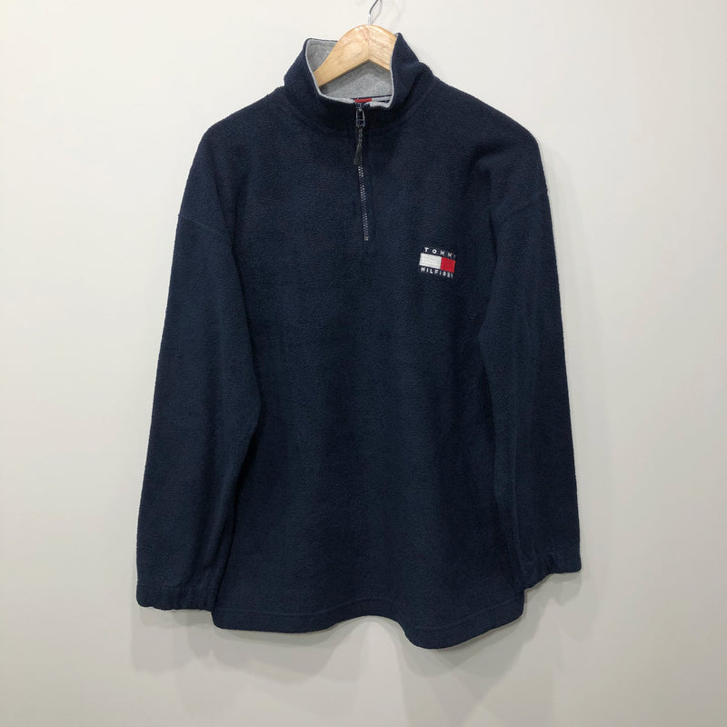 Vintage Tommy Hilfiger Fleeced Quarter Zip (S)