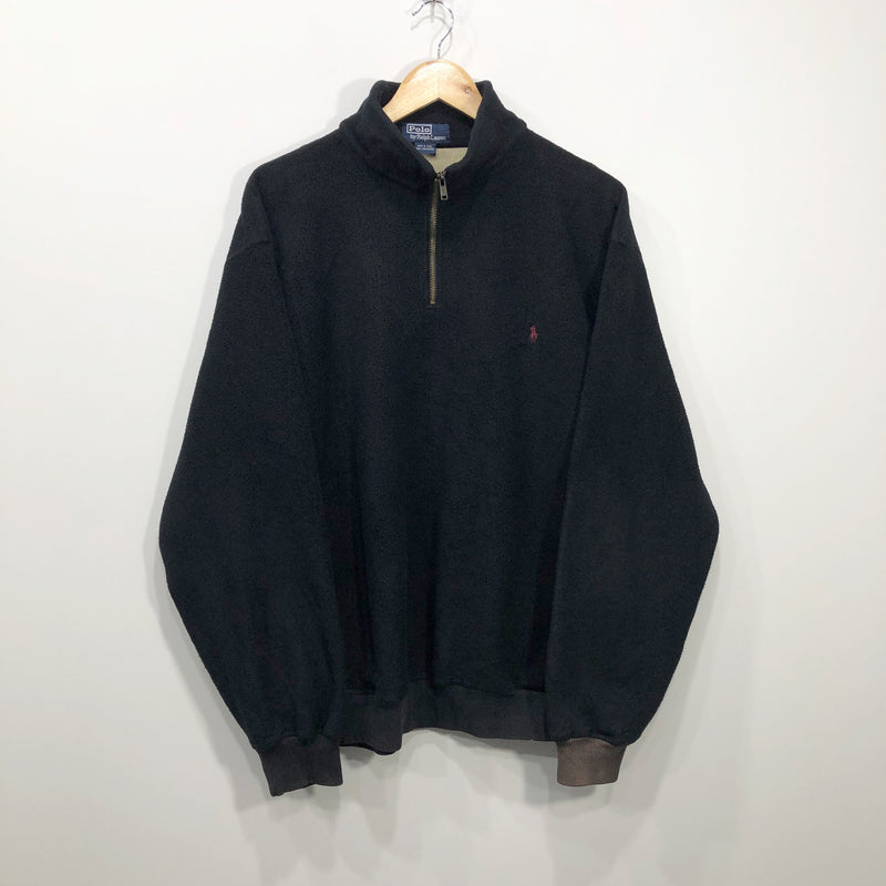 Vintage ralph lauren polo quarter zip pullove hot sale