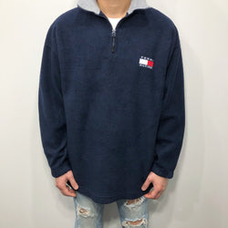 Vintage Tommy Hilfiger Fleeced Quarter Zip (S)