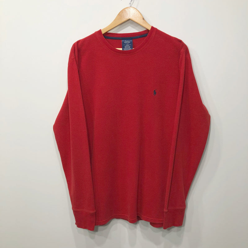 Polo Ralph Lauren Mini Waffle T-Shirt Long Sleeved (L)