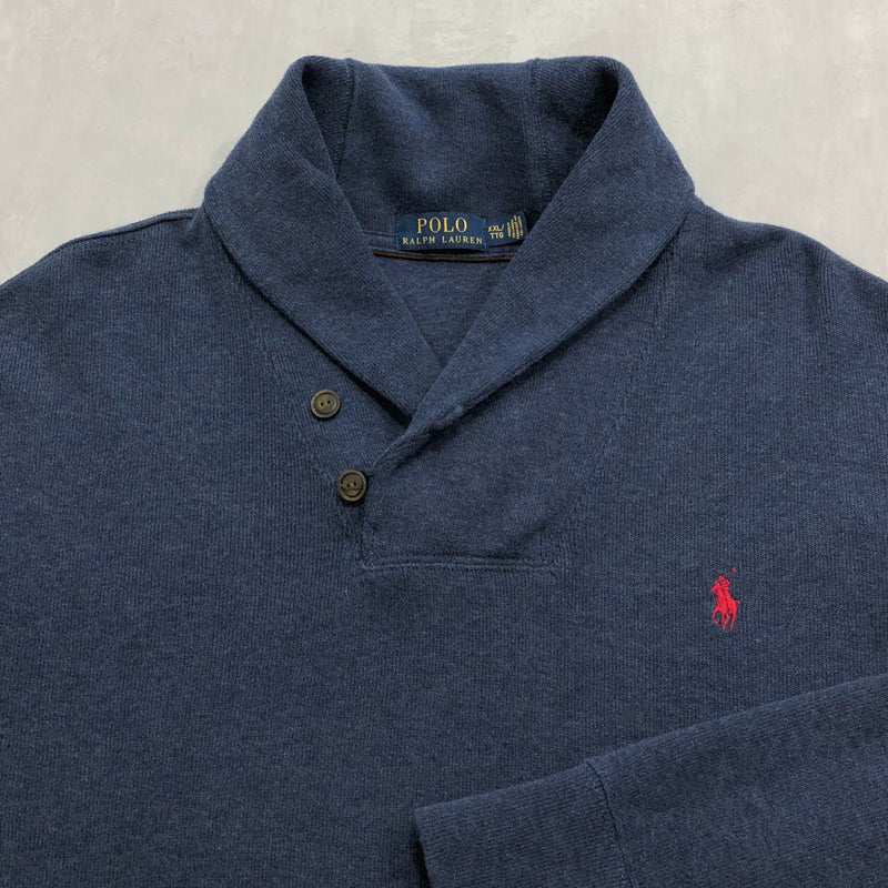 Polo Ralph Lauren Shawl Knit Sweater (3XL)