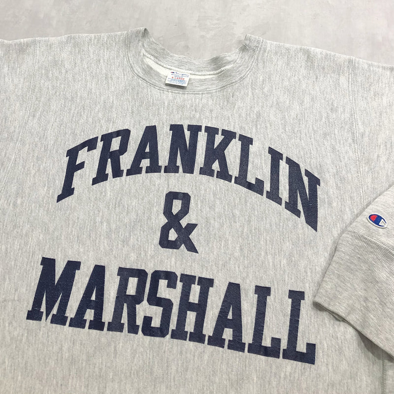 Vintage 90's Champion Reverse Weave Sweatshirt Franklin & Marshall College USA (XL)