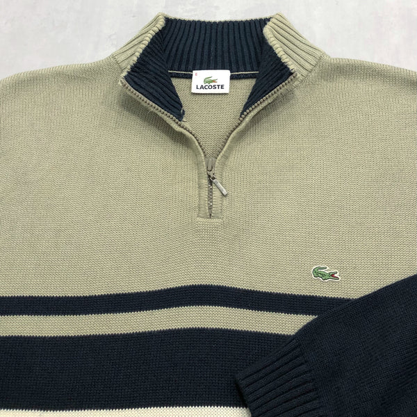 Lacoste Knit Quarter Zip (XL)