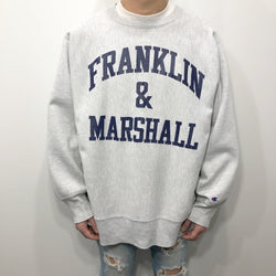 Vintage 90's Champion Reverse Weave Sweatshirt Franklin & Marshall College USA (XL)