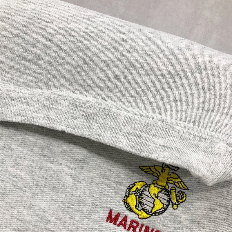 Vintage Fruit of the Loom Sweatshirt United States Marines Corps (2XL)