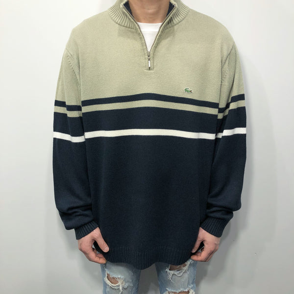 Lacoste Knit Quarter Zip (XL)