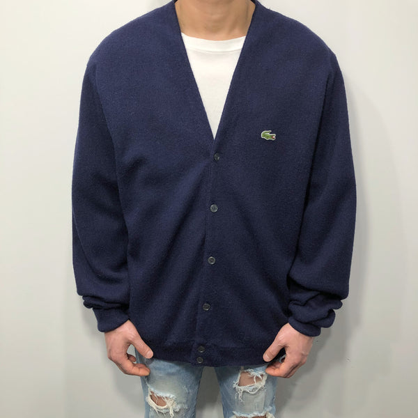 Vintage IZOD Lacoste Knit Cardigan (L)