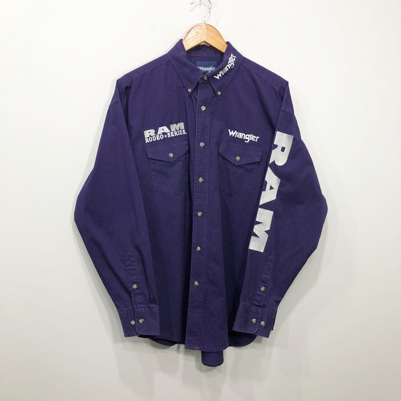 Vintage Wrangler Shirt Ram Rodeo Series (L/BIG)