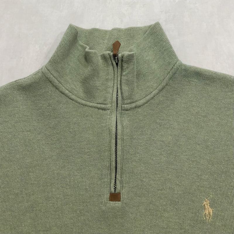 Polo Ralph Lauren Knit Quarter Zip (L/BIG/SHORT)