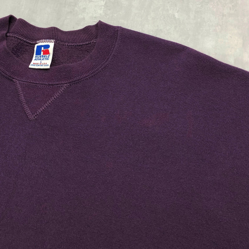 Vintage Russell Fleeced Sweatshirt USA (M)