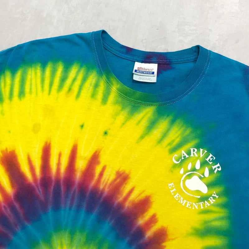 Hanes Tie-Dye T-Shirt Carver Elementary (XL/SHORT)