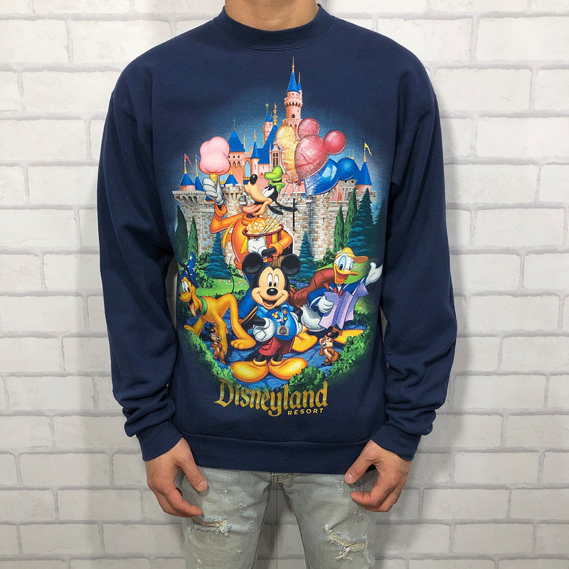 Disney Fleeced Sweatshirt Disneyland Resort S VINTAGELANDNZ