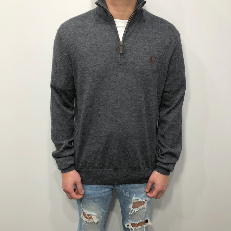 Polo Ralph Lauren Wool Knit Quarter Zip (S-M)