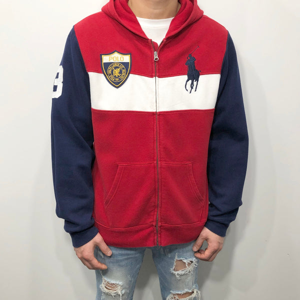 Polo Ralph Lauren Fleeced Hoodie Zip (S)