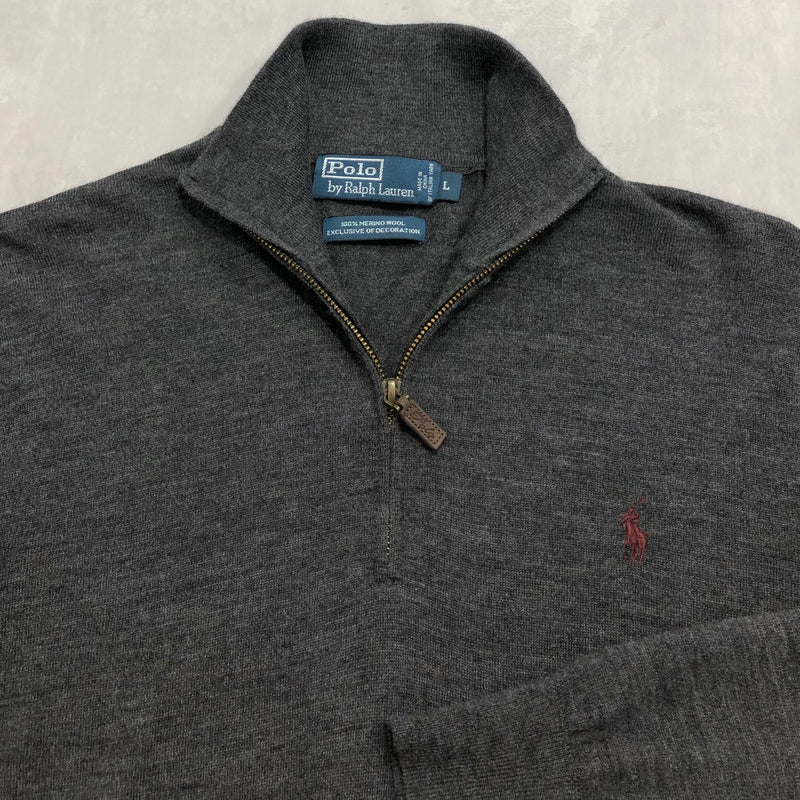 Polo Ralph Lauren Wool Knit Quarter Zip (S-M)