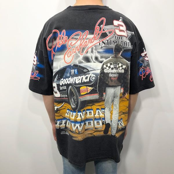 Vintage Chase Nascar T-Shirt 1997 Goodwrench Service #3 Dale Earnhardt USA (XL)